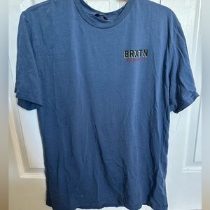 Mens Blue Brixton T shirt